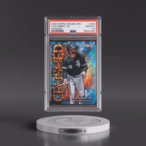 2023 Topps Chrome Update Crushed #C24 Luis Robert Jr. (PSA 10 GEM MINT)