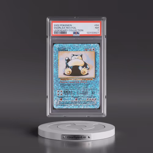 2002 Pokémon Legendary Collection #64 Snorlax - Reverse Foil (PSA 6 EX-MT)