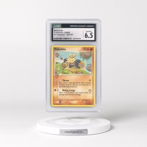 2005 EX Deoxys #65/107 Makuhita (CGC 6.5 EX-NM+)