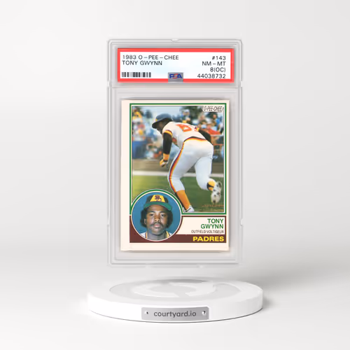 1983 O-Pee-Chee #143 Tony Gwynn (PSA 8 NM-MT)