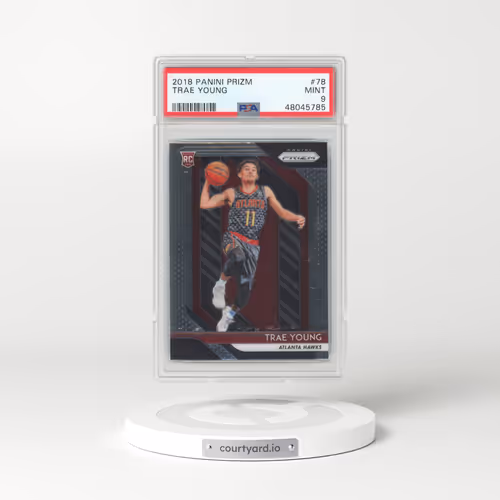 2018 Panini Prizm #78 Trae Young (PSA 9 MINT)