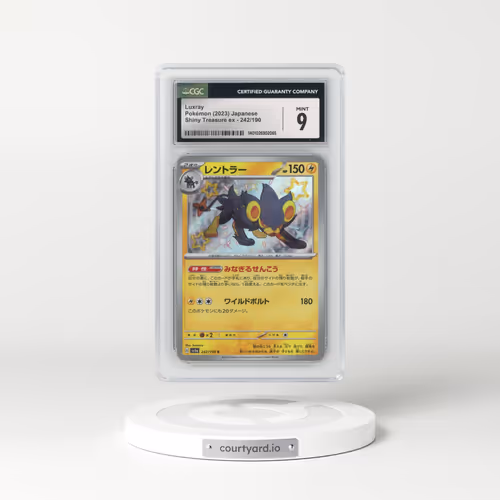 2023 Shiny Treasure ex #242/190 Luxray (CGC 9 MINT)