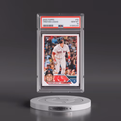 2023 Topps #92 Triston Casas (PSA 10 GEM MINT)