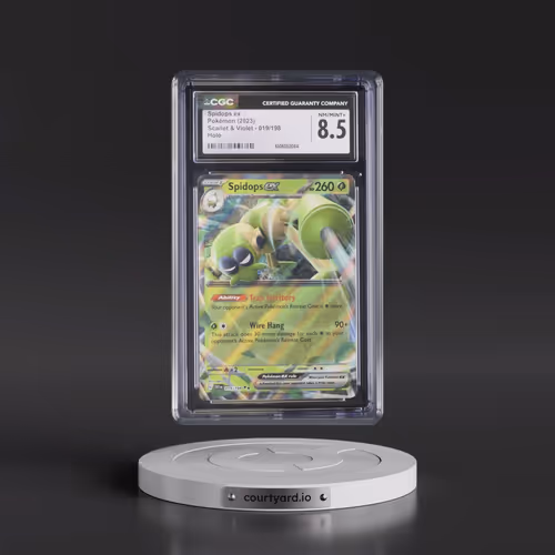 2023 Pokémon Svi EN-Scarlet & Violet #019 Spidops EX - Holo (CGC 8.5 NM-MT+)