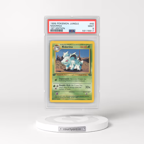 1999 Jungle #40 Nidorina - 1st Edition (PSA 9 MINT)