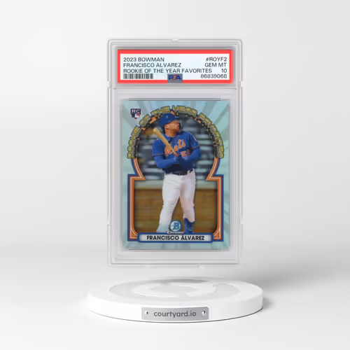 2023 Bowman Rookie of the Year Favorites #ROYF2 Francisco Alvarez (PSA 10 GEM MINT)
