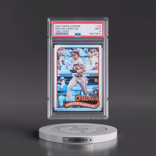 2024 Topps Chrome 1989 Topps Baseball #18 Heston Kjerstad (PSA 9 MINT)