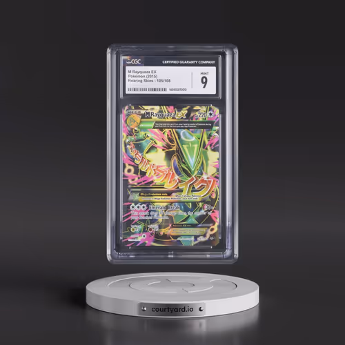 2015 Roaring Skies #105/108 M Rayquaza EX - Ultra Rare Holo (CGC 9 MINT)
