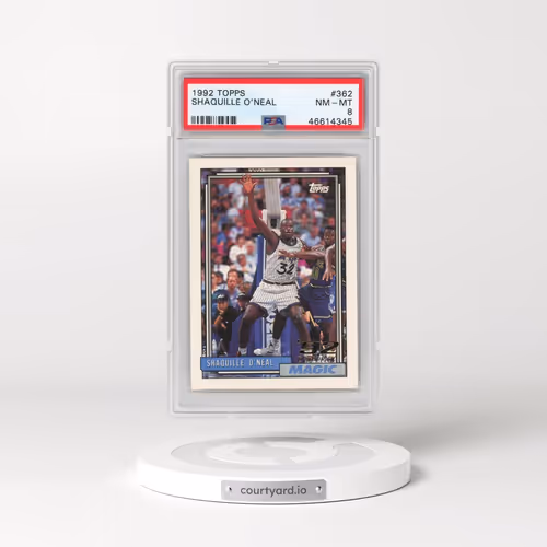 1992 Topps #362 Shaquille O'Neal (PSA 8 NM-MT)