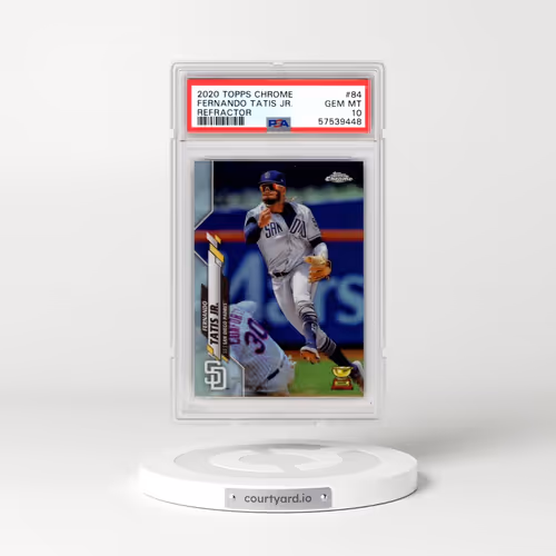 2020 Topps Chrome #84 Fernando Tatis Jr. - Refractor (PSA 10 GEM MINT)