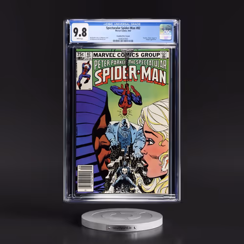 Spectacular Spider-Man #82 CGC 9.8 White Pages (Marvel Comics, 9/83) - Universal Canadian Price Vari