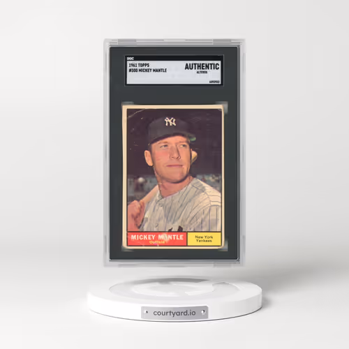 1961 Topps #300 Mickey Mantle (SGC AUTHENTIC)