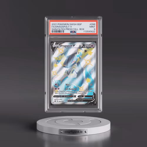 2021 Pokémon Swsh Black Star Promo #096 Dragapult V - Holo Full Art Shining Fates Premium Collection