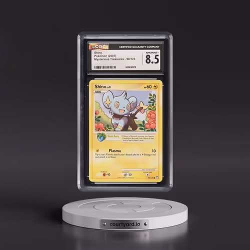 2007 Mysterious Treasures #98/123 Shinx (CGC 8.5 NM-MT+)