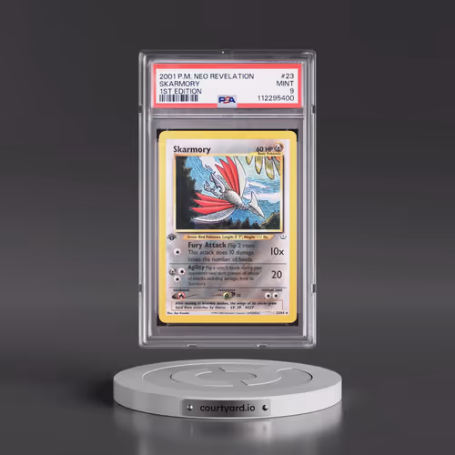 2001 Pokémon Neo Revelation #23 Skarmory - 1st Edition (PSA 9 MINT)