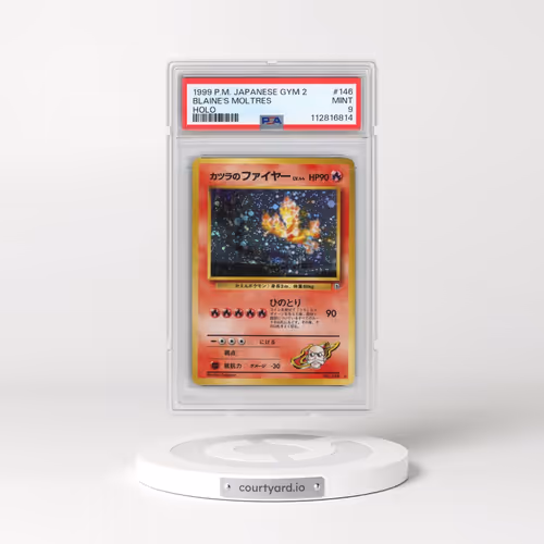 1999 Pokémon Gym 2 #146 Blaine's Moltres - Holo (PSA 9 MINT)
