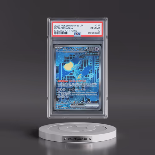 2024 Pokémon Sv8a-Terastal Fest EX #214 Iron Crown EX - Holo Special Art Rare (PSA 10 GEM MINT)