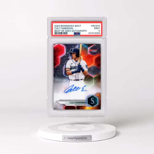 2023 Bowman's Best Best of 2023 Autographs #B23CE Colt Emerson (PSA 9 MINT)