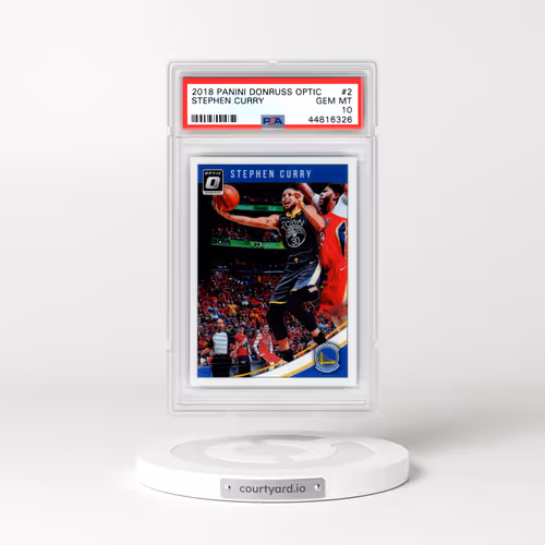 2018 Panini Donruss Optic #2 Stephen Curry (PSA 10 GEM MINT)