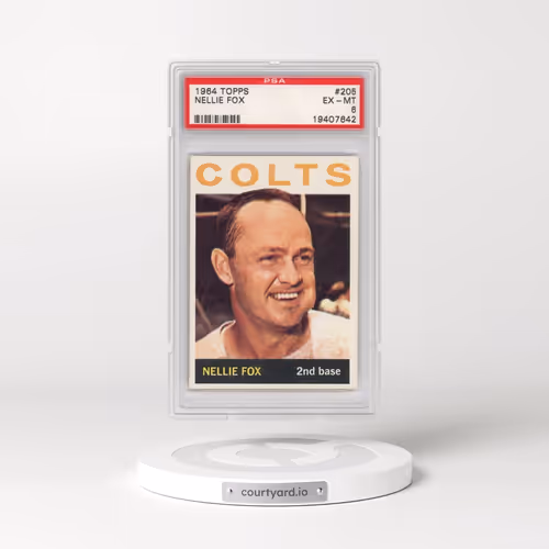 1964 Topps #205 Nellie Fox (PSA 6 EX-MT)