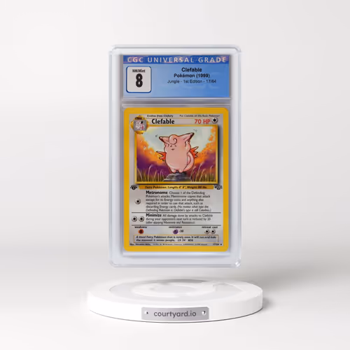 1999 Jungle #17/64 Clefable - 1st Edition 1st Edition (CGC 8 NM-MT)