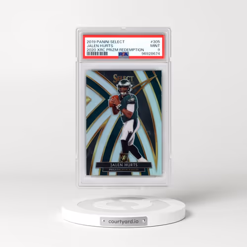 2019 Panini Select 2020 Xrc Prizm Redemption #305 Jalen Hurts (PSA 9 MINT)