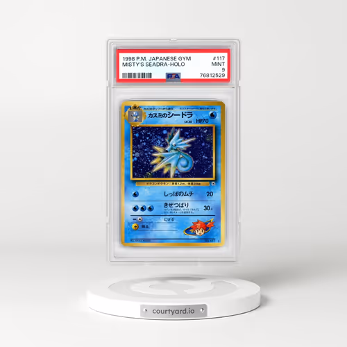 1998 Pokémon Gym #117 Misty's Seadra - Holo (PSA 9 MINT)