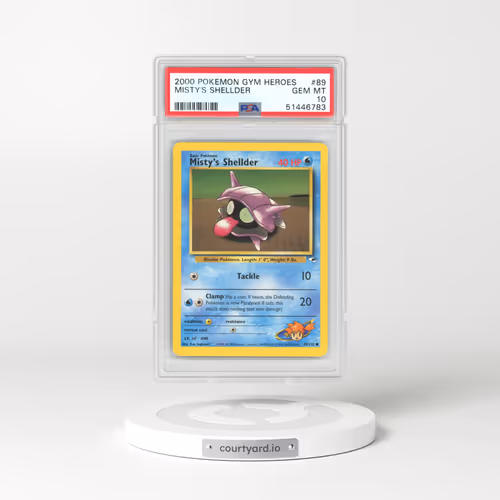 2000 Gym Heroes #89 Misty's Shellder (PSA 10 GEM MINT)