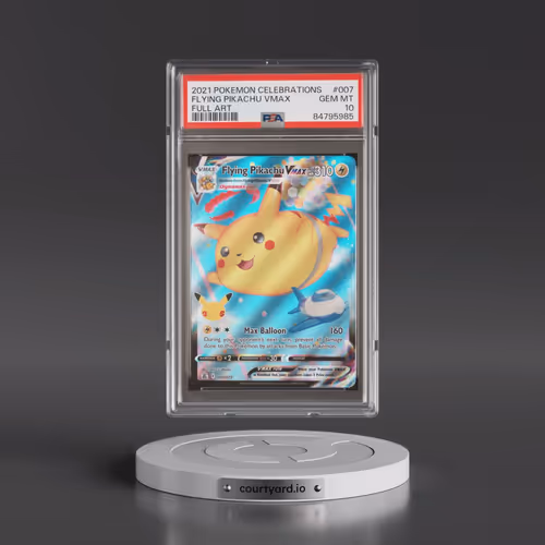 2021 Pokémon Celebrations #007 Flying Pikachu Vmax - Full Art (PSA 10 GEM MINT)