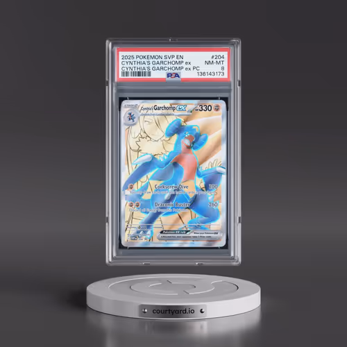 2025 Pokémon Svp EN-SV Black Star Promo #204 Cynthia's Garchomp EX - Holo Cynthia's Garchomp EX Prem