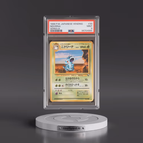 1998 Pokémon Vending #30 Nidorina - Series III (PSA 9 MINT)