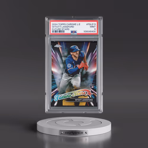 2024 Topps Chrome Logofractor Edition Future Stars #FSLE13 Wyatt Langford (PSA 9 MINT)