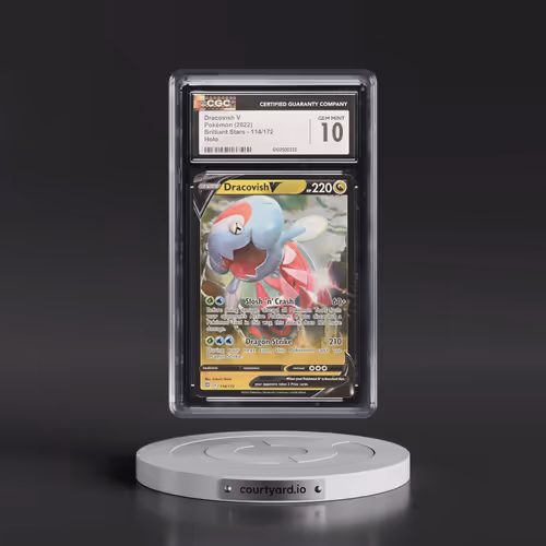 2022 Brilliant Stars #114/172 Dracovish V - Holo (CGC 10 GEM MINT)