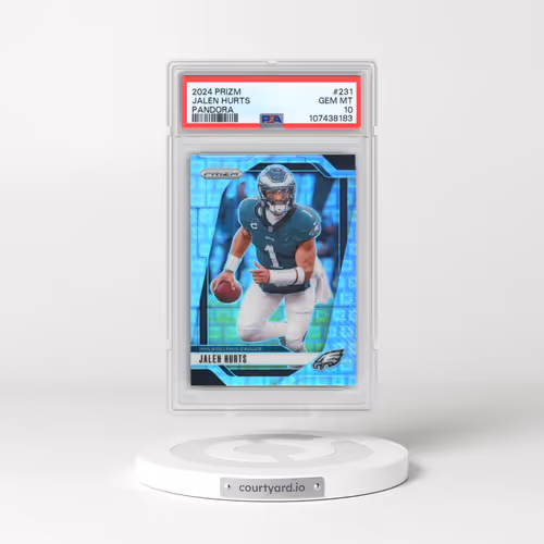 2024 Panini Prizm #231 Jalen Hurts - Pandora (PSA 10 GEM MINT)