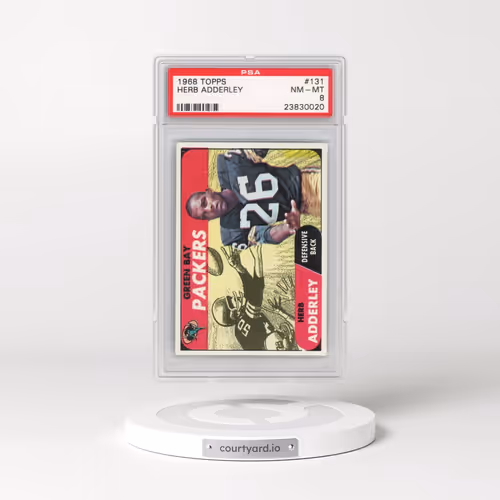1968 Topps #131 Herb Adderley (PSA 8 NM-MT)