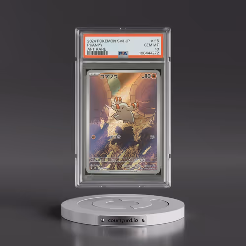 2024 Pokémon SV8-Super Electric Breaker #115 Phanpy - Art Rare (PSA 10 GEM MINT)