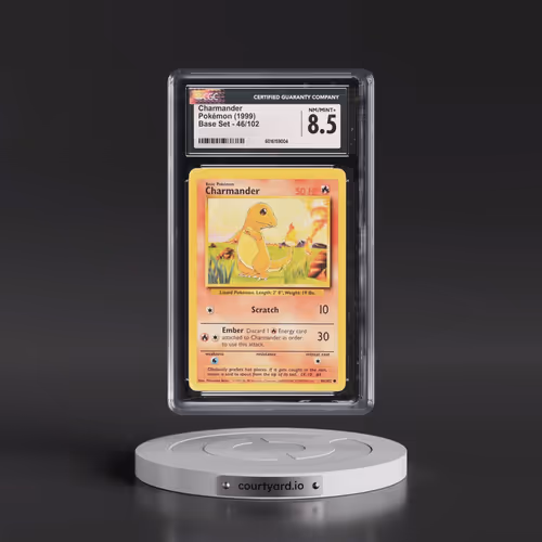 1999 Base Set #46/102 Charmander (CGC 8.5 NM-MT+)