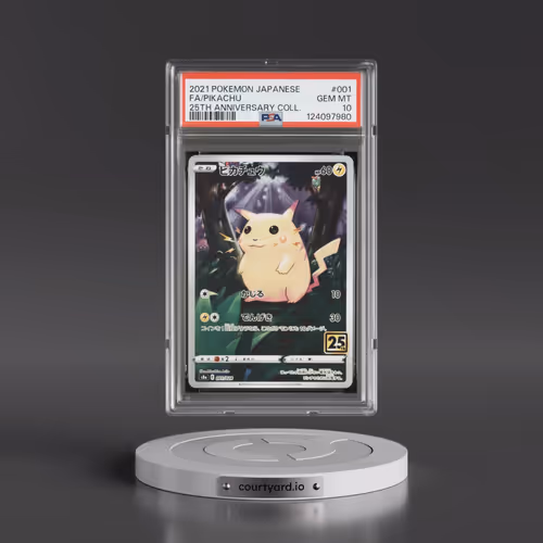 2021 Pokémon 25th Anniversary Collection #001 Pikachu - Full Art (PSA 10 GEM MINT)