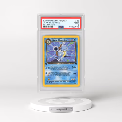 2000 Pokémon Rocket #20 Dark Blastoise - 1st Edition (PSA 9 MINT)
