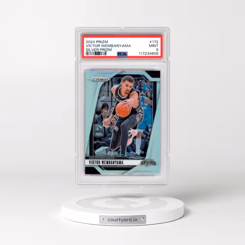 2024 Panini Prizm #172 Victor Wembanyama - Silver Prizm (PSA 9 MINT)