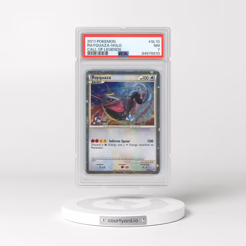 2011 Pokémon Call of Legends #SL10 Rayquaza - Holo (PSA 7 NM)
