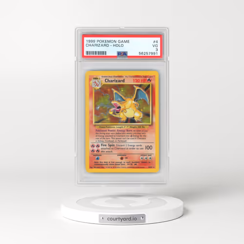 1999 Pokémon Game #4 Charizard - Holo (PSA 3 VG)