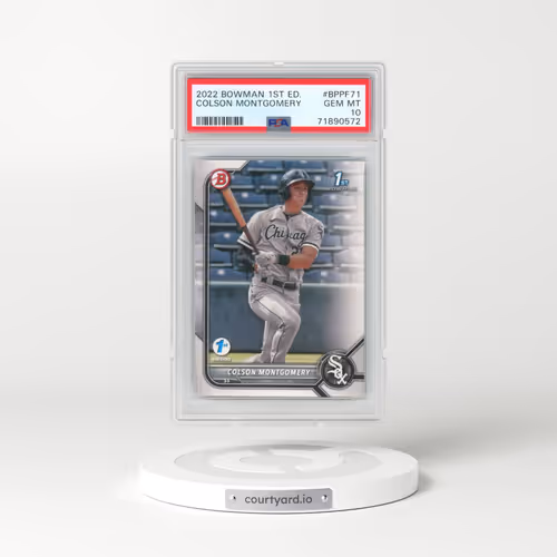 2022 Bowman 1st Edition #BPPF71 Colson Montgomery (PSA 10 GEM MINT)