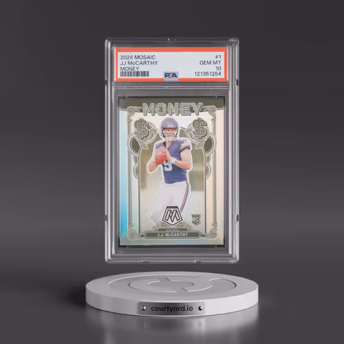 2024 Panini Mosaic Money #1 JJ McCarthy (PSA 10 GEM MINT)