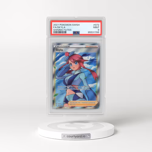 2021 Pokémon Sword & Shield Shining Fates #072 Skyla - Full Art (PSA 9 MINT)