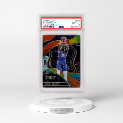 2023 Panini Select #202 Kevin Durant - Tie-Dye Prizm (PSA 10 GEM MINT)