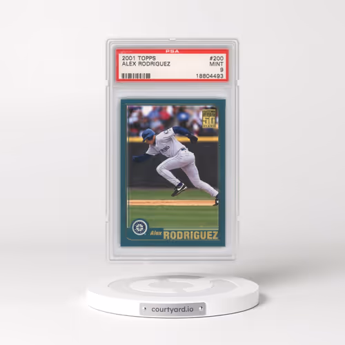 2001 Topps #200 Alex Rodriguez (PSA 9 MINT)