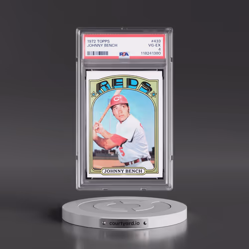 1972 Topps #433 Johnny Bench (PSA 4 VG-EX)