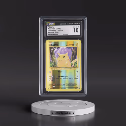 2016 Evolutions #35/108 Pikachu - Reverse Holo (CGC 10 GEM MINT)