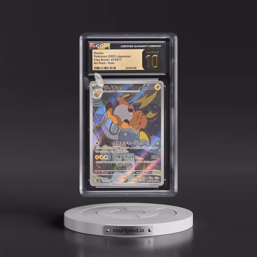2023 Clay Burst #074/071 Raichu - Art Rare Holo (CGC 10 PRISTINE)